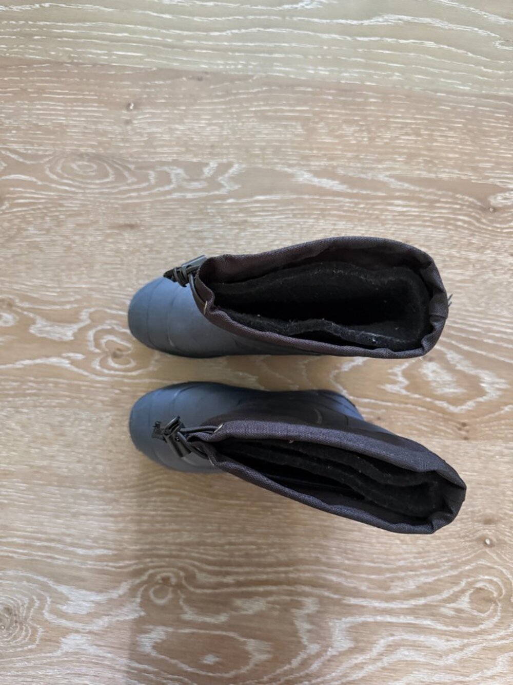 Boys Kamik black snow rain all weather boots size 1 - Picture 3 of 4